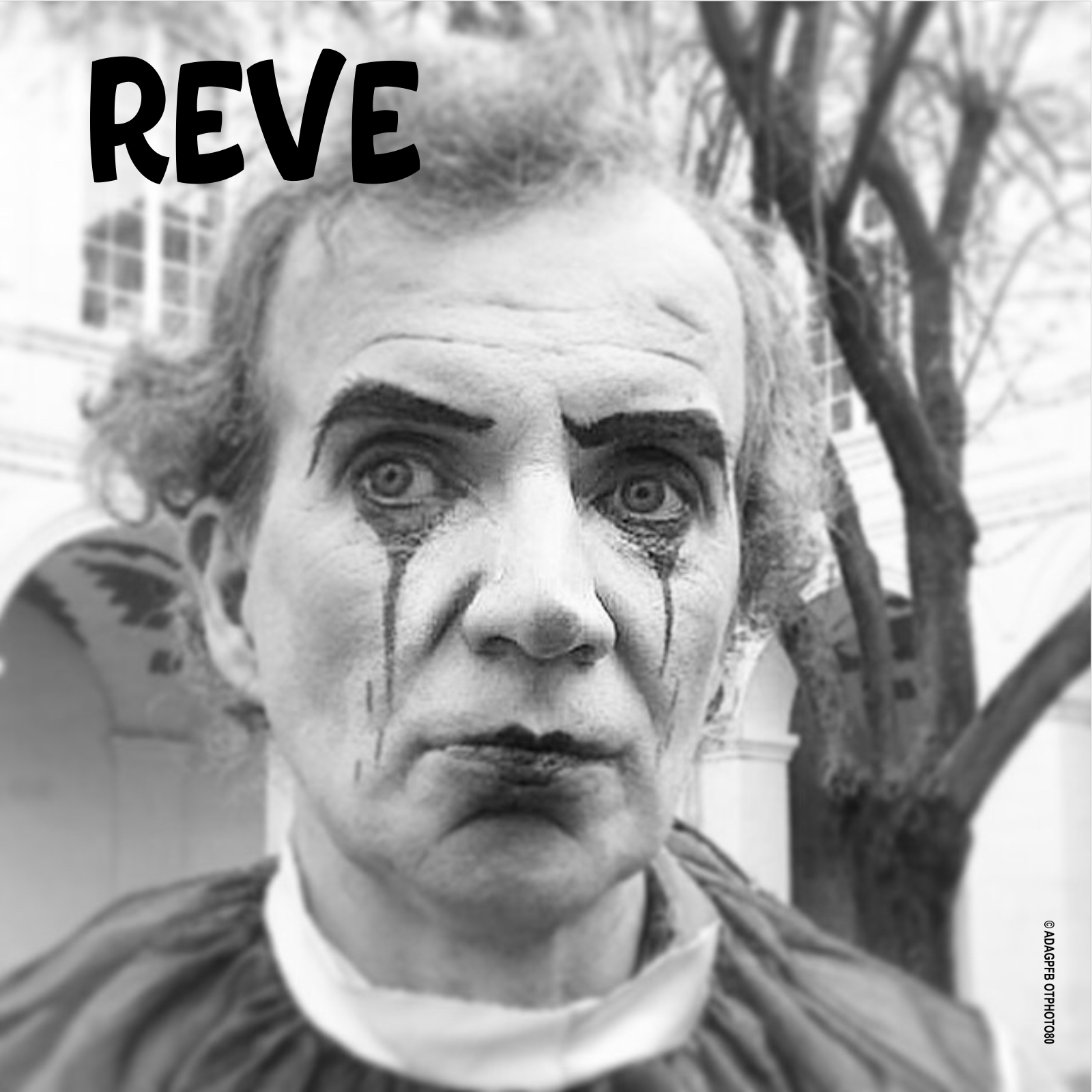 Portrait détaillé de François Truffaut — couleurs explosives jaune, rose, violet, orange